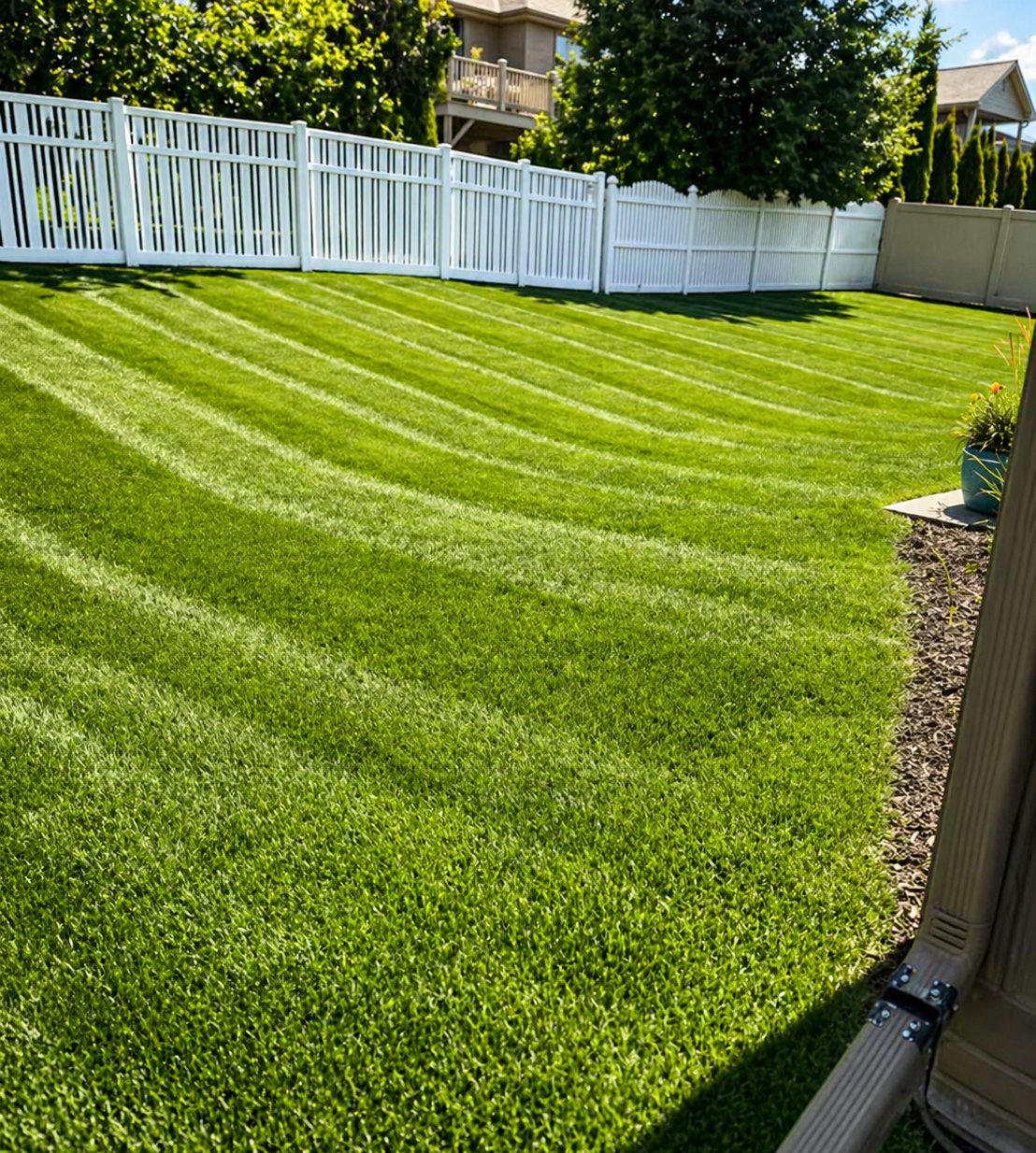 Backyard landscaping